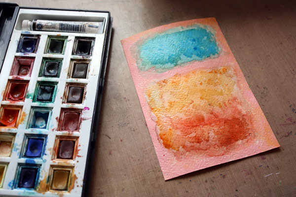 Mark Rothko inspired postcards. By Peony and Parakeet.