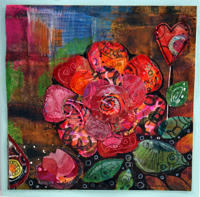 Rose Greeting Card, use realistic composition from photos