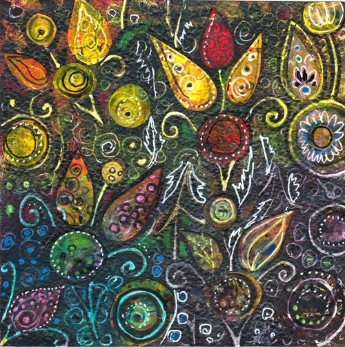 Inspired by William Morris, a collage by Peony and Parakeet