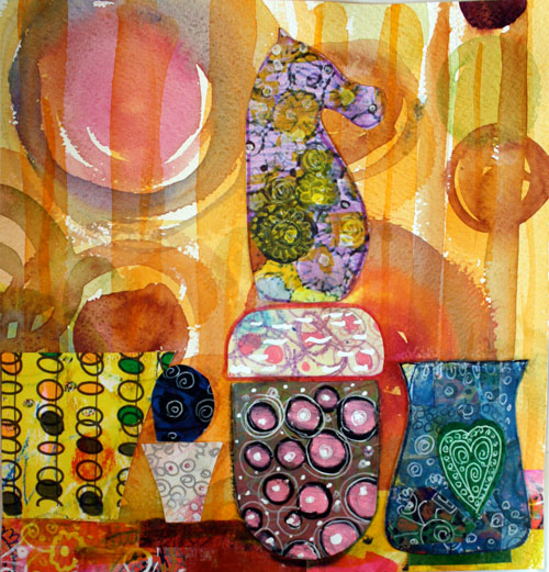 Should Be Higher, a phase photo of a collage by Peony and Parakeet