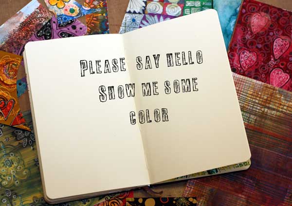Empty journal is a sad journal, by Peony and Parakeet