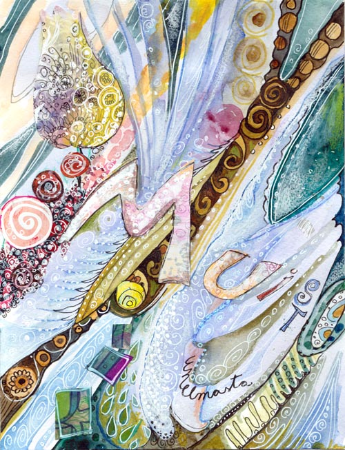 Memory of a Dream, a collage by Peony and Parakeet