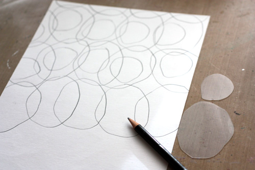 Kiwi Patterned Paper, step 1, by Peony and Parakeet