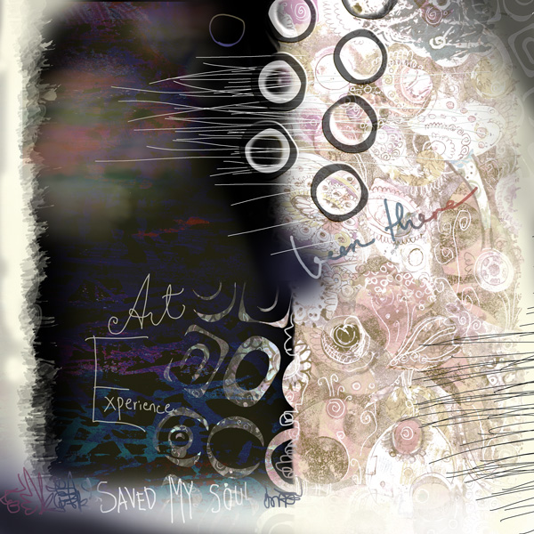 Expericence Art in an Art Museum, a digital art journal page by Peony and Parakeet