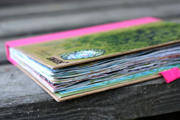A Smash Book, a finished art journal by Peony and Parakeet.