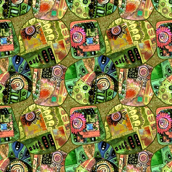 Kira 2 Surface Pattern by Peony and Parakeet