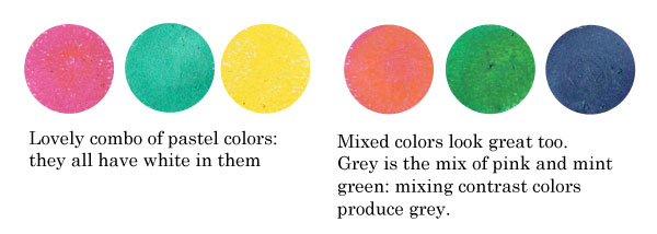 Advice on mixing colors.