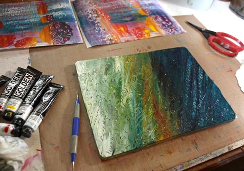See 6 tips for using Gelli plate as a tool for self-expression!