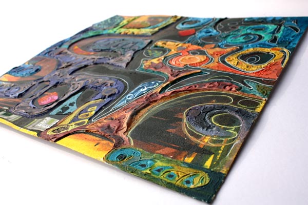 Opera, a mixed media collage by Peony and Parakeet. Read about how you can improve your art with the help of music!