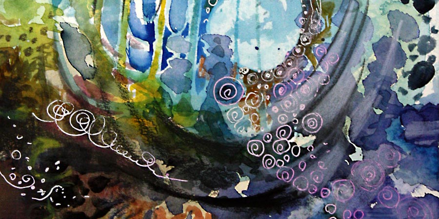 Watercolor 101 for Intuitive Painting, an inspirational video by Peony and Parakeet