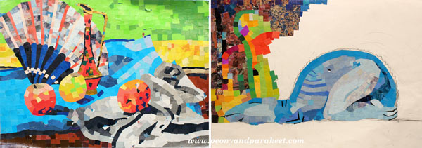 Paper Mosaics by Peony and Parakeet