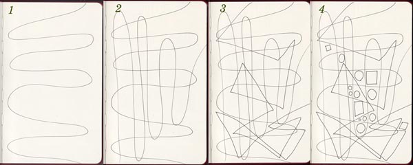 Drawing an easy coloring page in 4 steps, by Peony and Parakeet