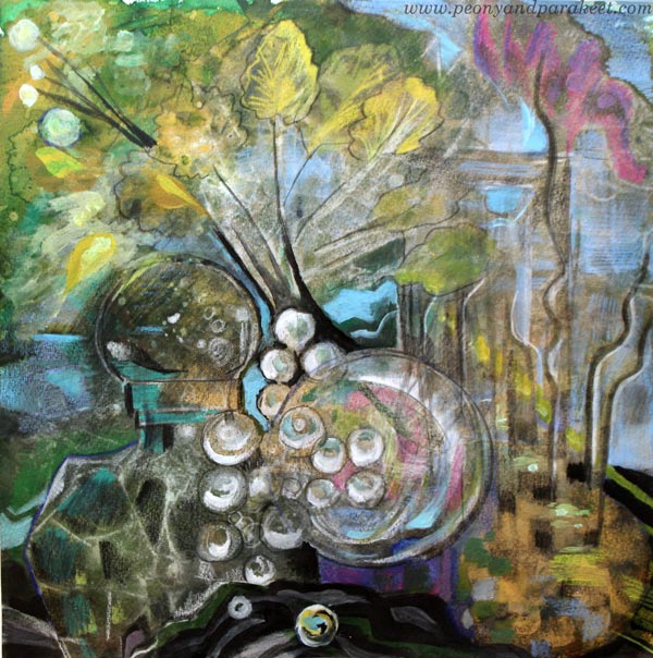 November Still Life by Peony and Parakeet