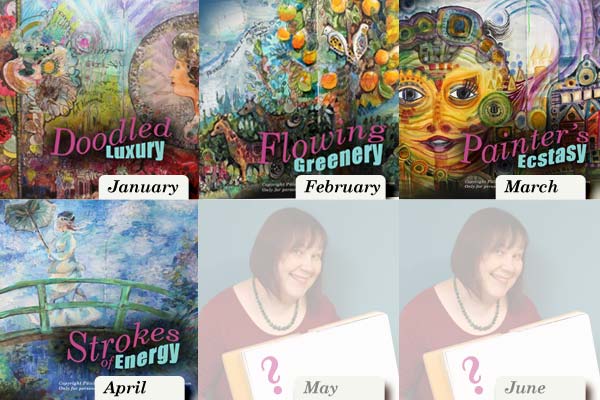 Imagine Monthly - Art journaling mini-courses inspired by world-class art