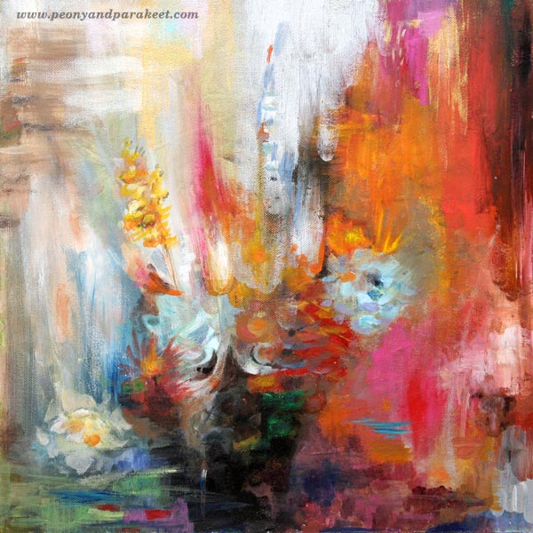 Free Spirit, a painting by Peony and Parakeet.