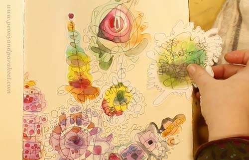 Inspirational Drawing 2.0, an online art class for you who says you can't draw. By Paivi Eerola from Peony and Parakeet.