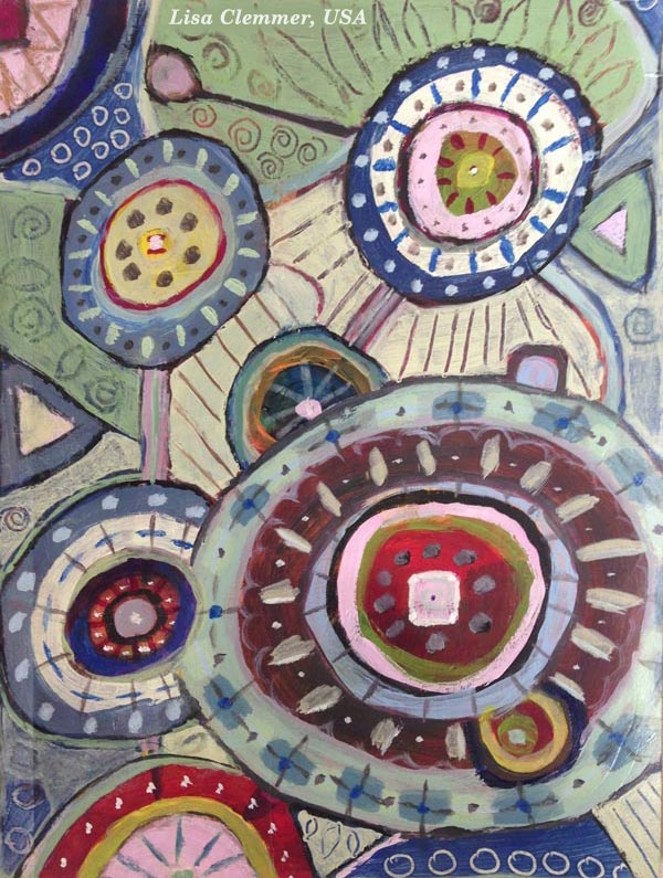 Student artwork from the class Planet Color. Lisa Clemmer, USA.