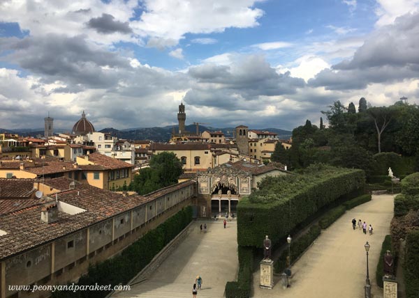 A view from Palazzo Pitti, Florence, Italy