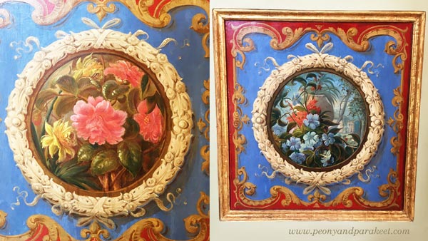 Decorative floral panels from Vatican Museums