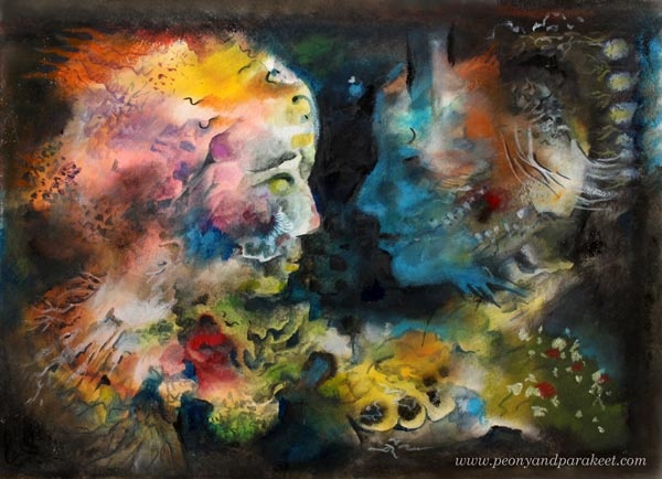Captivating Connection by Paivi Eerola from Peony and Parakeet. See her five tips for making your art more captivating!