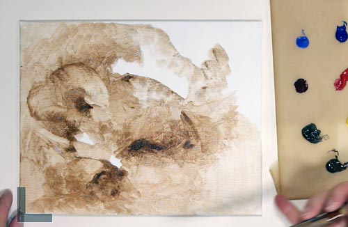 Painting fantasy portraits. See Paivi Eerola's intuitive approach!
