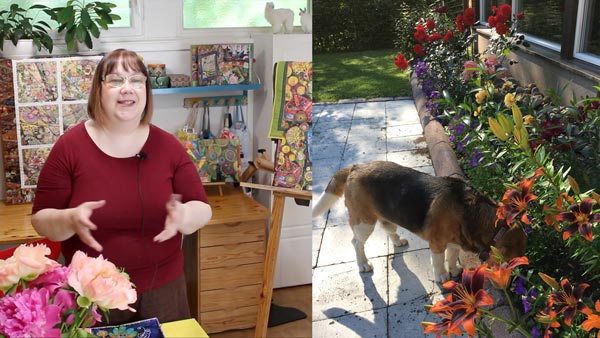 Paivi Eerola in her studio in Finland.