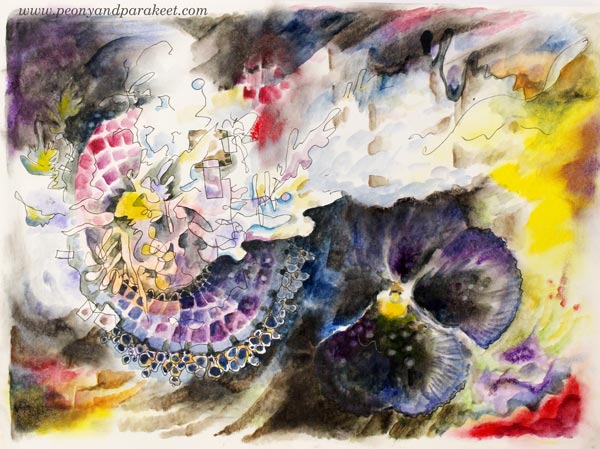 "Envy", from the sketchbook of Paivi Eerola by Peony and Parakeet