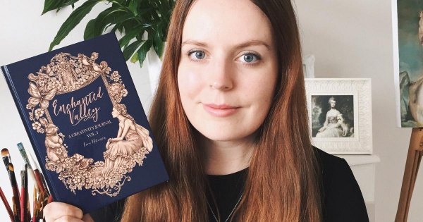 Eeva Nikunen and her Creative Journal.