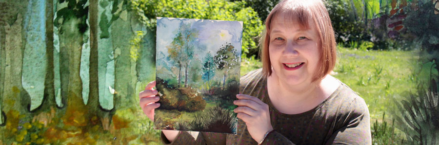 Paivi Eerola, the teacher of Watercolor Journey