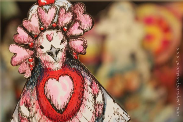Humorous and joyful art by Paivi Eerola from Peony and Parakeet.