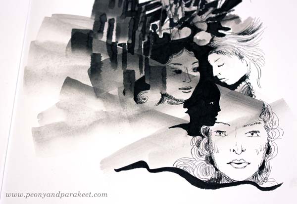 Inktober warm-up exercise - Step 3