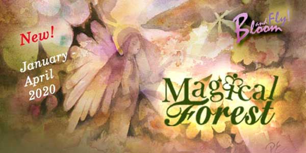 Magical Forest, an online art class by Paivi Eerola of Peony and Parakeet. Move from portraits to stories and paint nature and fairies in watercolor!