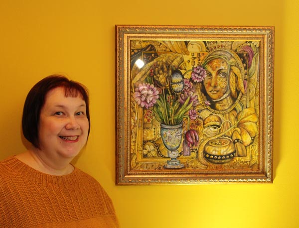 Paivi Eerola and her art.