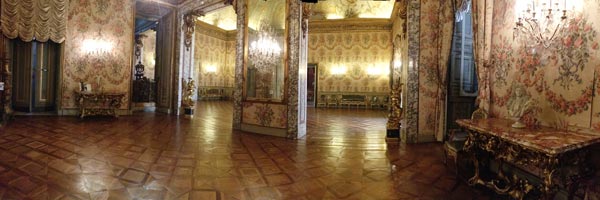 Interiors of Palazzo Doria Pamphilj, Rome.