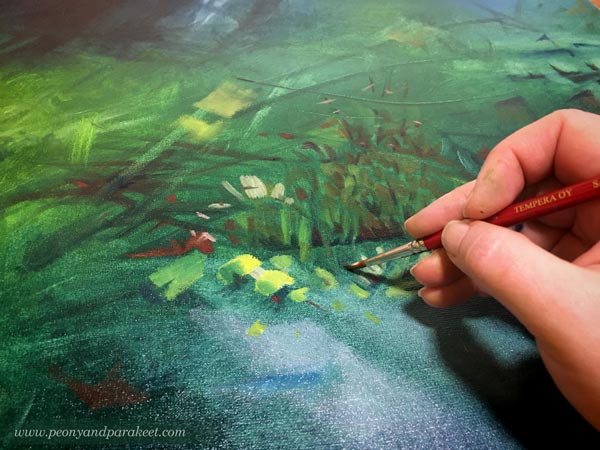 Oil painting on canvas