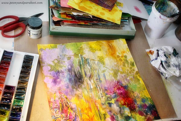 Art play with structure paste
