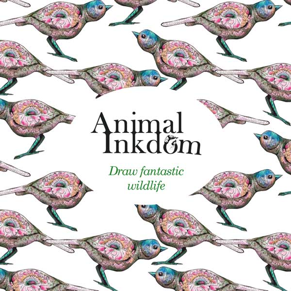 Animal Inkdom, online art class by Paivi Eerola of Peony and Parakeet