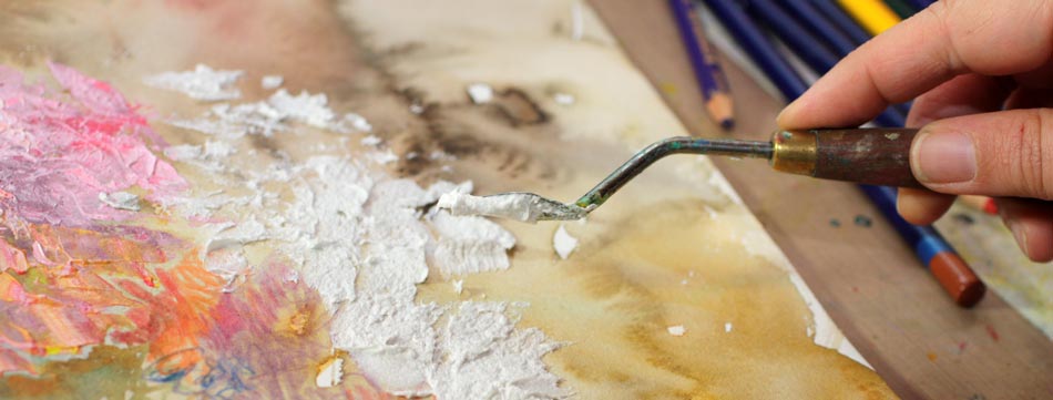 Making a beautiful mess.