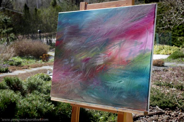 Starting an oil painting. Read more about artist's wishes.