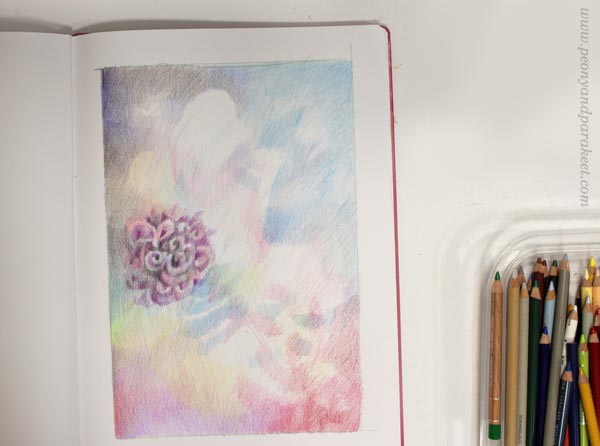 Intuitive art in progress.