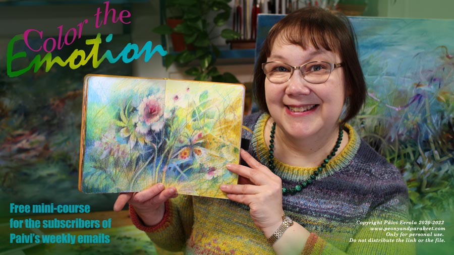"Color the Emotion" - free mini-course for subscribers of Paivi's weekly emails