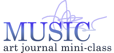 Music art journal mini-class