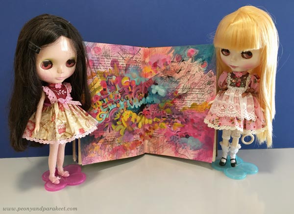 Blythe dolls and a music-inspired art journal.