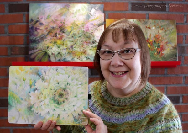 Artist Paivi Eerola and her paintings and drawings