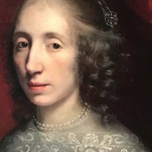 Jacobus Leveck, Portrait of a Lady, detail