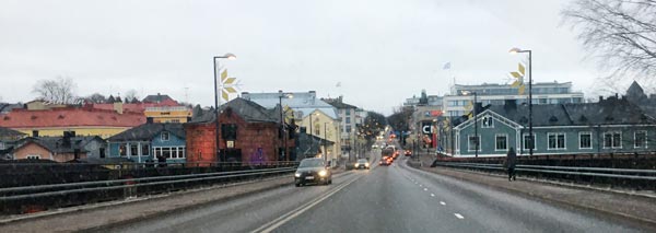 Entering Porvoo old town