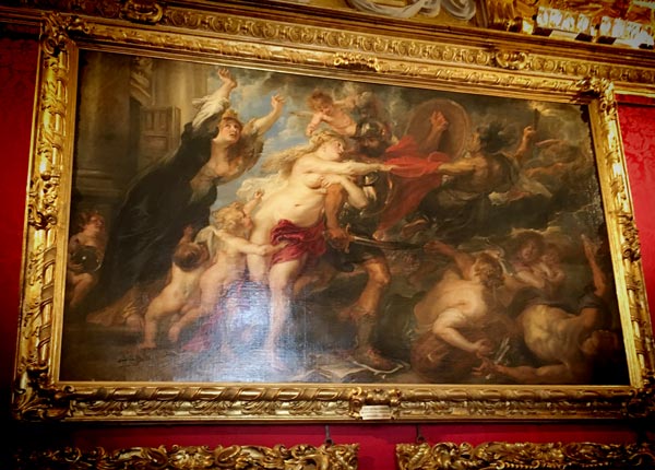Paul Peter Rubens' painting in Palazzo Pitti, Florence, Italy.