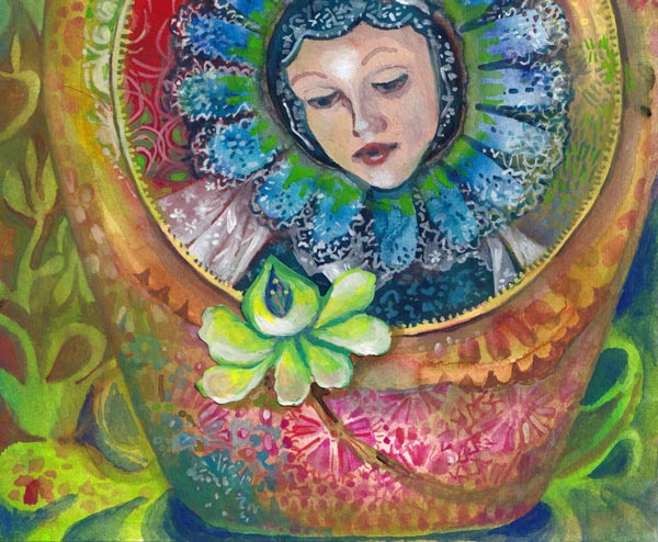 Life in a pot, a detail.