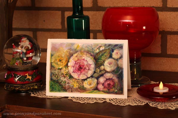 Watercolor greeting card