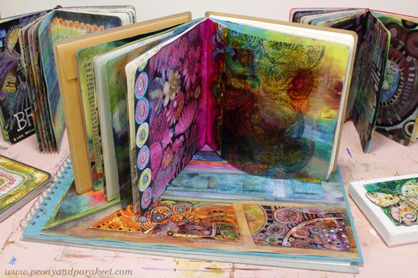 Inspiring art journals.